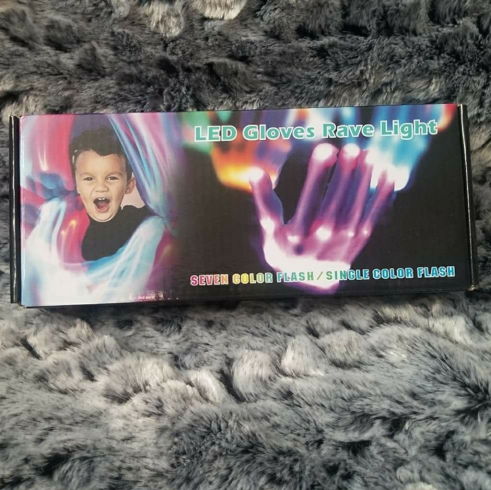 LED Rave Light Gloves